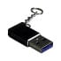 Inter-Tech 88885460 - USB Type C - USB Type A - Black