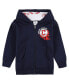 Baby Boys and Girls Navy Cleveland Guardians Baseball Full-Zip Hoodie