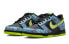 Фото #3 товара Кеды Nike Dunk Low Acid Wash детские сине-зеленые