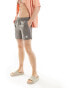 Adidas Originals swim shorts in charcoal Charcoal/White, S - фото #6