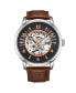 Часы Stuhrling Brown Leather 48mm