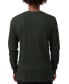 ფოტო #2 პროდუქტის Men's Chunky Waffle Long Sleeve T-shirt