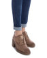 Фото #2 товара Women's Suede Heeled Oxfords By XTI