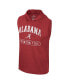 Men's Alabama Crimson Tide Varsity Sleeveless Hoodie Tank Top Бордовый, M - фото #2