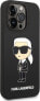 Фото #4 товара Karl Lagerfeld Etui Karl Lagerfeld KLHMP14LSNIKBCK Apple iPhone 14 Pro hardcase czarny/black Silicone NFT Ikonik Magsafe