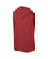 Фото #2 товара Men's Crimson Oklahoma Sooners Varsity Sleeveless Hoodie Tank Top