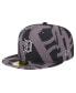 Фото #1 товара Men's Black Detroit Tigers Logo Fracture 59FIFTY Fitted Hat