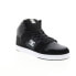 Фото #3 товара DC Cure Hi Top ADYS400072-BKW Mens Black Skate Inspired Sneakers Shoes