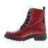 Фото #3 товара Fly London Ragi RAGI539FLY-006 Womens Red Leather Casual Dress Boots