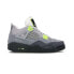 Фото #2 товара Jordan Air Jordan 4 retro se‘95 neon 耐磨 中帮 复古篮球鞋 男女同款 灰绿色 / Кроссовки Nike Air Jordan 4 Retro SE 95 Neon (Серый)