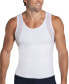 Фото #1 товара Men's Stretch Moderate Compression Shaper Tank Top