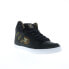 Фото #3 товара DC Pure High-Top WC ADYS400043-XKKG Mens Black Leather Skate Sneakers Shoes