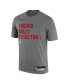 Фото #3 товара Men's Heather Gray Chicago Bulls 2023/24 Sideline Legend Performance Practice T-shirt