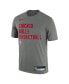 Men's Heather Gray Chicago Bulls 2023/24 Sideline Legend Performance Practice T-shirt