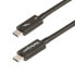 Фото #1 товара StarTech.com 3ft Thunderbolt 4 Cable 40Gbps 100W - Cable - Digital