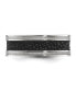 ფოტო #2 პროდუქტის Stainless Steel Genuine Stingray Textured 8mm Band Ring