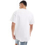 ASOS DESIGN oversized t-shirt in white with chicken print