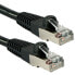 UTP Category 6 Rigid Network Cable LINDY 47176 Black 50 cm