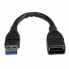 USB-кабель Startech USB3EXT6INBK Чёрный