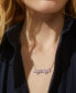 ფოტო #2 პროდუქტის Rhodium-Plated Pavé Mama Pendant Necklace, 16" + 2" extender, Created for Macy's