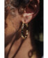 ფოტო #2 პროდუქტის 316L Stainless Steel Atta Girl Crystal Star Hoops Earrings