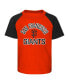 ფოტო #3 პროდუქტის Infant Boys and Girls Orange and Heather Gray San Francisco Giants Ground Out Baller Raglan T-shirt and Shorts Set