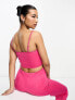 Фото #2 товара ASOS DESIGN co-ord scuba corset cami top in pink