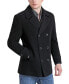 ფოტო #2 პროდუქტის Men Wool Blend Pea Coat