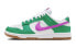 Фото #6 товара 【定制球鞋】 Nike Dunk Low 丝路手信 复古穿搭 渐变 解构双鞋带 低帮 板鞋 女款 蓝紫 / Кроссовки Nike Dunk Low FD9922-151