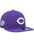 Фото #1 товара Men's Purple Cincinnati Reds Lime Side Patch 59FIFTY Fitted Hat