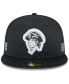 Фото #2 товара Men's Black Pittsburgh Pirates 2024 Clubhouse 59FIFTY Fitted Hat