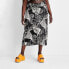 Фото #1 товара Women's Botanical Tie-Front Flowy Midi Skirt - Future Collective with Alani
