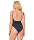 L*Space Womens Coco One-Piece Classic Swimsuit Black/Cream Size Small