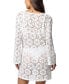 Фото #2 товара Women's Lace Long-Sleeve Cover-Up Dress