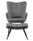 Фото #2 товара West China Accent Chair Plus Ottoman Set