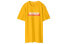 Фото #1 товара Skechers 运动时尚直筒T恤 男款 古金色 / Футболка Skechers T SMLC219M025-00D8