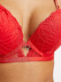 Фото #3 товара Ann Summers Unforgettable lace padded plunge bra in tomato