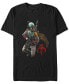 Men's Star Wars Mandalorian Warrior Short Sleeve T-Shirt Черный, Large - фото #1