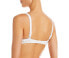 Gigi C Womens Georgia Bikini Top Swimwear White Size XL