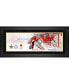 Corey Crawford Chicago Blackhawks 2015 Stanley Cup Champions Framed 10" x 30" Unstoppable Panoramic with Game-Used Net - Limited Edition of 199