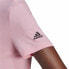 Фото #3 товара Футболка с коротким рукавом женская Adidas Loungewear Essentials Slim Logo Розовый