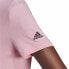 Фото #5 товара Футболка с коротким рукавом женская Adidas Loungewear Essentials Slim Logo Розовый