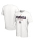 Фото #2 товара Men's White Gonzaga Bulldogs On Court Bench T-shirt