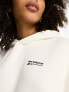 New Balance Linear Heritage oversized hoodie in oatmeal