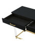 Фото #13 товара Casandra 2-Drawer High Gloss Console Table with Acrylic Legs and Metal Base