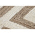 Ковер DKD Home Decor Scandi Белый Светло-коричневый джут (200 x 200 x 1 cm)