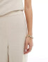 Nobody's Child Layla wide leg trouser co-ord in cream 34 - фото #6