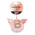 NICI Bag Pendant Plush Pompom Letter B Key Ring