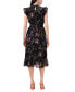 Фото #2 товара Платье CeCe женское с поясом на резинке и рукавами "бабочка"
