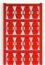 Фото #2 товара Weidmüller SFX 9/24 MC NE RT V2 - Red - Polyamide 6.6 (PA66) - 160 pc(s) - 16 - 500 mm² - -40 - 100 °C - 4 cm